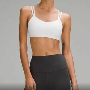 Lululemon Like A Cloud Ribbed Bra - White